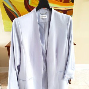 NWT Calvin Klein 2 piece suit in light blue